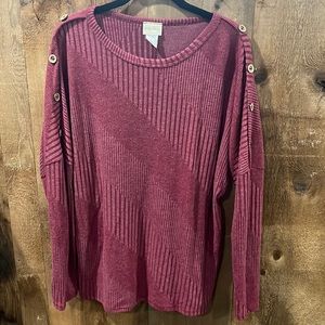 Mauve long sleeve shirt